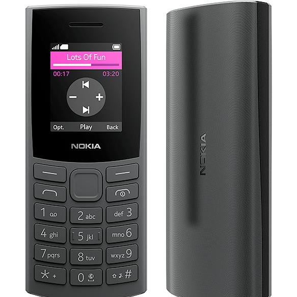 5712764040417 Nokia 105 4G 2023 - Charcoal - Mobiltelefon Telefon & GPS,Mobiltelefoner,Mobiltelefoner 16800019140 1GF018UPA1L01