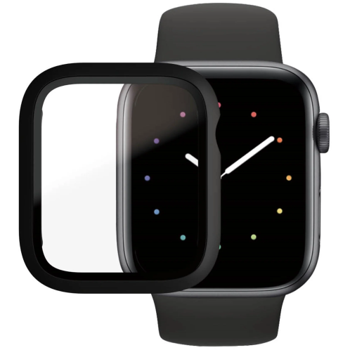 5712764041155 PanzerGlass Apple watch Series 4/5/6/SE - 44mm - Black - Ful Telefon & GPS,Smartwatch,Tilbehør til Watch 16800020200 3641