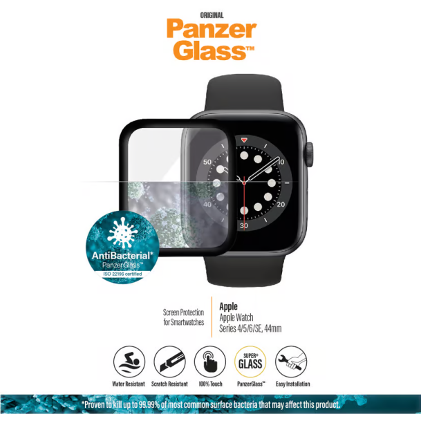 5712764041162 PanzerGlass Apple Watch Series 4/5/6/SE - 44mm, 2017 - Skærm Telefon & GPS,Smartwatch,Tilbehør til Watch 16800020210 2017