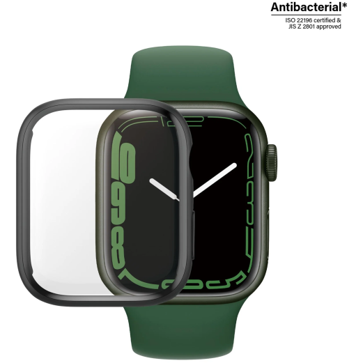 5712764041186 PanzerGlass Apple Watch Series 8/7 - 41mm - Black - Full Bod Telefon & GPS,Smartwatch,Tilbehør til Watch 16800020230 3663