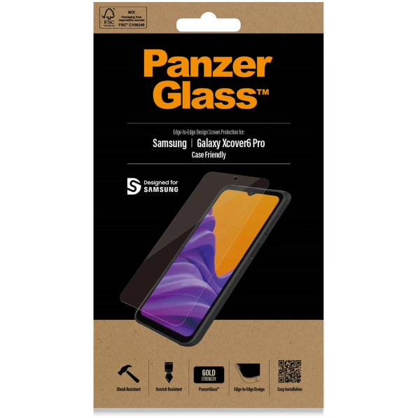 5712764041292 PanzerGlass Samsung Galaxy Xcover 6 Pro/Xcover Pro 2 - Class Telefon & GPS,Tilbehør mobiltelefoner,Skærmbeskyttelse til mobiltelefoner 16800020340 7309