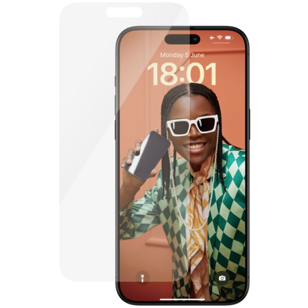 5712764041353 PanzerGlass Screen Protector iPhone 15 Pro Max - Classic Fit Telefon & GPS,Tilbehør mobiltelefoner,Tilbehør til iPhone 16800020400 2808