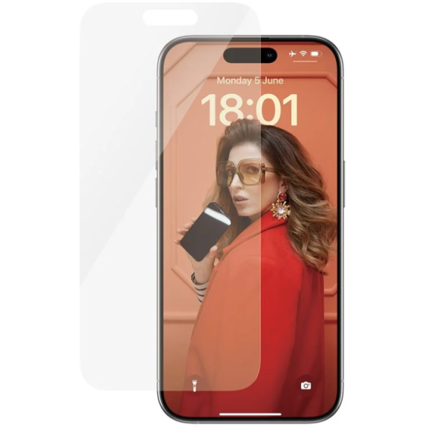 5712764041377 PanzerGlass Screen Protector iPhone 15 Pro - Classic Fit, 28 Telefon & GPS,Tilbehør mobiltelefoner,Tilbehør til iPhone 16800020420 2806