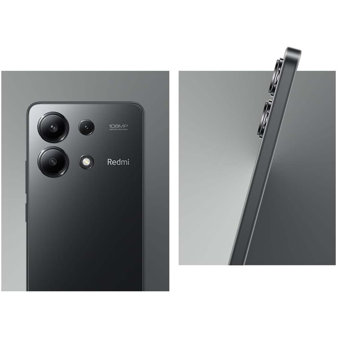 Xiaomi Redmi Note 13 128GB/6GB - Midnight Black - Mobiltelef