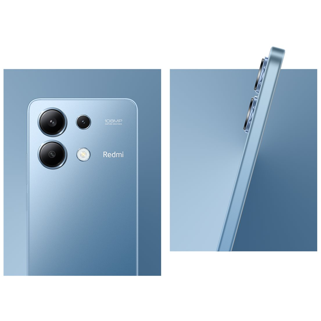 Xiaomi Redmi Note 13 128GB/6GB - Ice Blue - Mobiltelefon