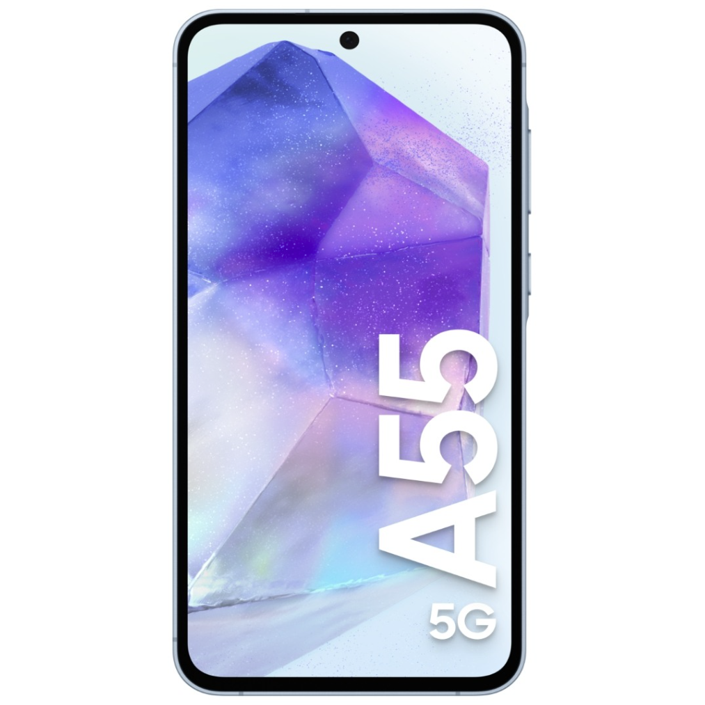 5712764043302 Samsung Galaxy A55 5G 128GB/8GB Awesome Iceblue - EU Model - Telefon & GPS,Mobiltelefoner,Mobiltelefoner 16800022450 SM-A556BLBAEU