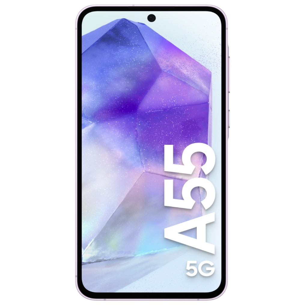 5712764043319 Samsung Galaxy A55 5G 128GB/8GB Awesome Lilac - EU Model - M Telefon & GPS,Mobiltelefoner,Mobiltelefoner 16800022460 SM-A556BLVAEU