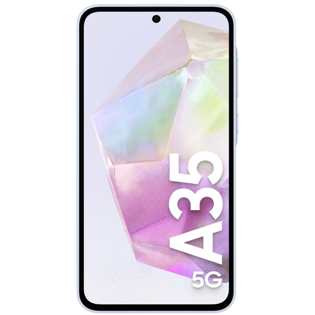 5712764043388 Samsung Galaxy A35 5G 128GB/6GB Awesome Iceblue - EU Model - Telefon & GPS,Mobiltelefoner,Mobiltelefoner 16800022530 SM-A356BLBBEU