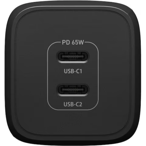 5712764043562 OtterBox USB-C Dual Port 65W Wall Charger - Fast Charge - Bl Telefon & GPS,Tilbehør mobiltelefoner,Adapter til mobiltelefoner 16800022710 78-81342