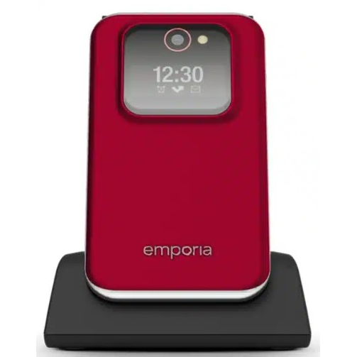 5712764043616 Emporia JOY LTE 4G, rød - Mobiltelefon Telefon & GPS,Mobiltelefoner,Mobiltelefoner 16800022750 V228i-LTE_003_R