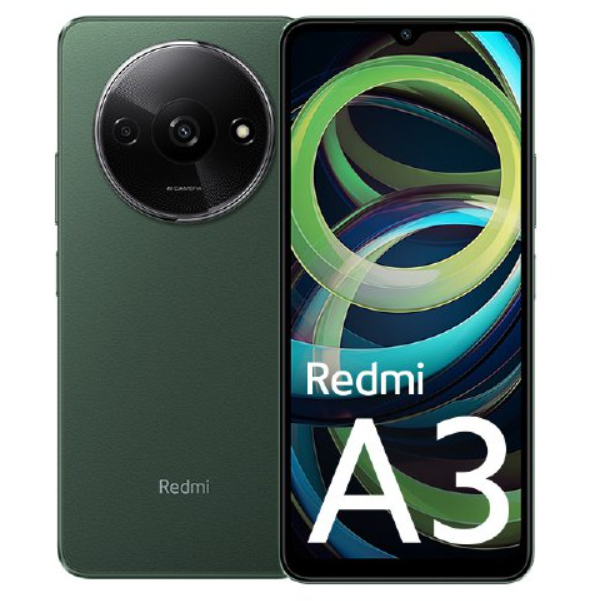 Xiaomi Redmi A3 64GB/3GB - Forecast Green - Mobiltelefon