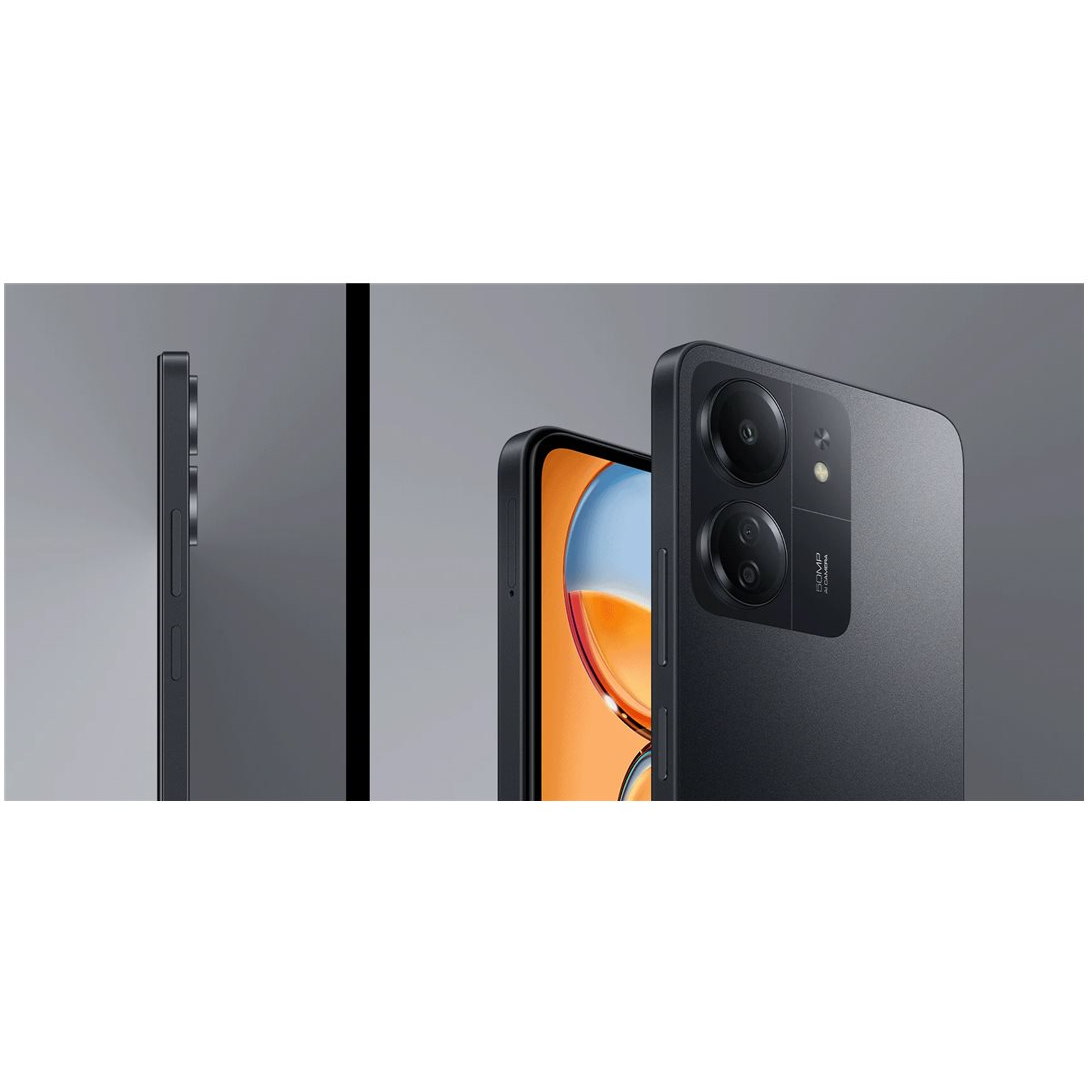 Xiaomi Redmi 13C 128GB/4GB - Midnight Black - Mobiltelefon