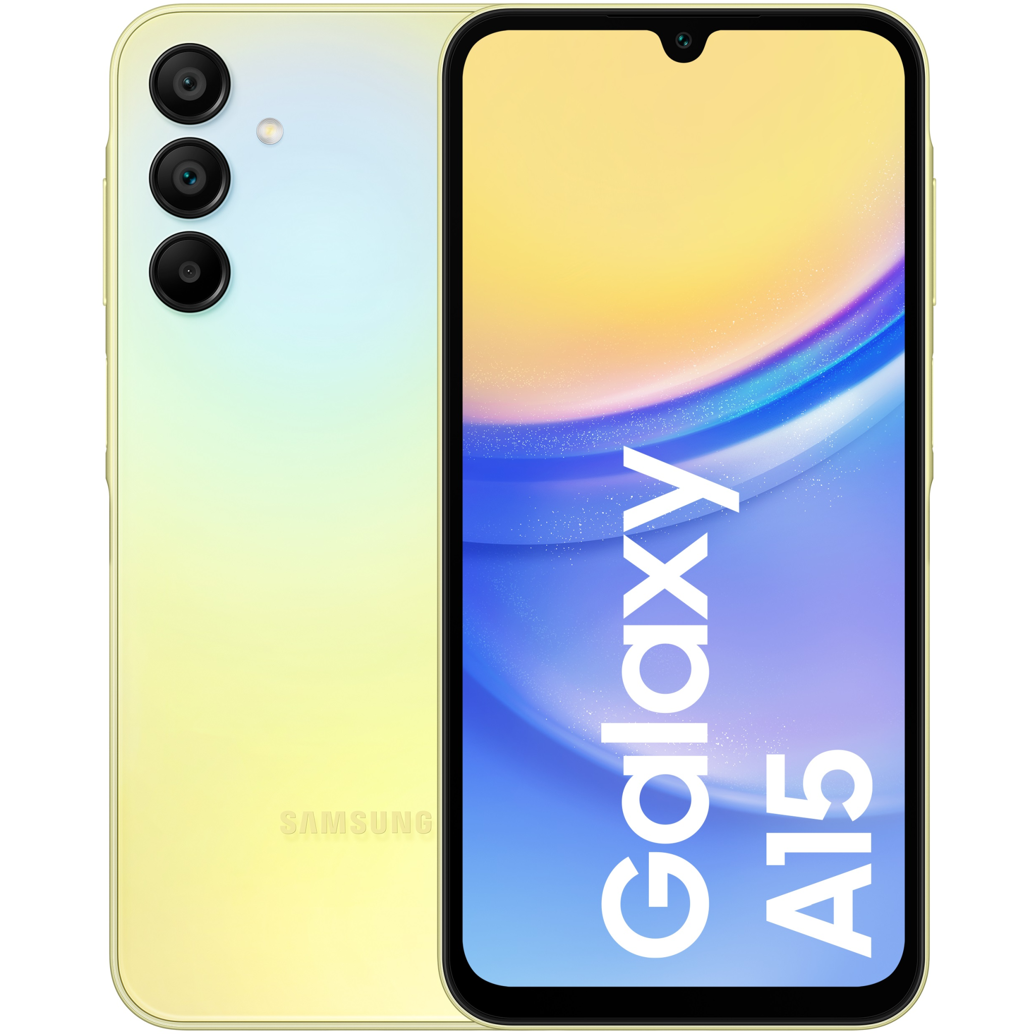 5712764044224 Samsung Galaxy A15 128GB/4GB - Yellow - Mobiltelefon Telefon & GPS,Mobiltelefoner,Mobiltelefoner 16800023220 SM-A155FZYDEU