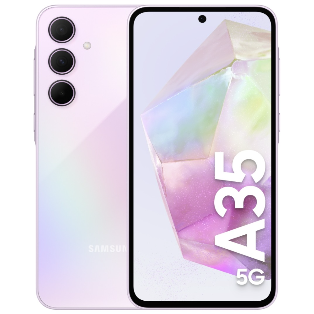 5712764044279 Samsung Galaxy A35 5G 256GB/8GB Awesome Lilac - EU Model - M Telefon & GPS,Mobiltelefoner,Mobiltelefoner 16800023270 SM-A356BLVGEU