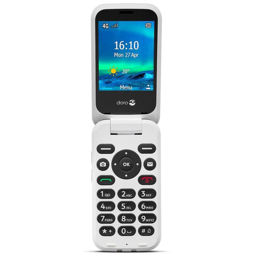 5712764044323 Doro 6821 4G - Red/White - Mobiltelefon Telefon & GPS,Mobiltelefoner,Mobiltelefoner 16800023320 8225