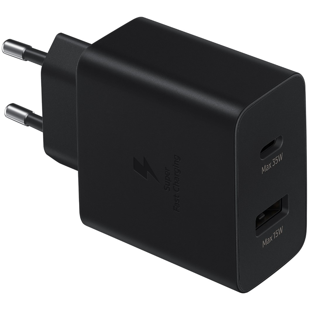5712764044545 Samsung Duo 35W Power Adapter Duo USB-C / USB-A - Adapter Telefon & GPS,Tilbehør mobiltelefoner,Adapter til mobiltelefoner 16800023650 EP-TA220NBEGEU