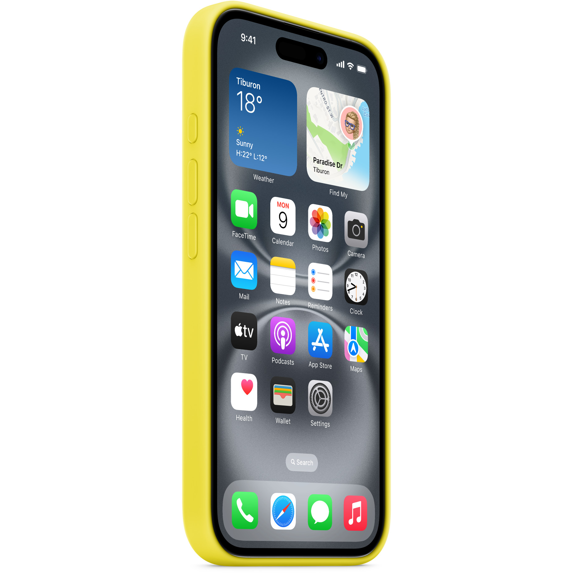 5712764047218 iPhone 16 Silicone Case with MagSafe - Star Fruit - MYY73ZM/ Telefon & GPS,Tilbehør mobiltelefoner,Tilbehør til iPhone 16800025820 MYY73ZM/A