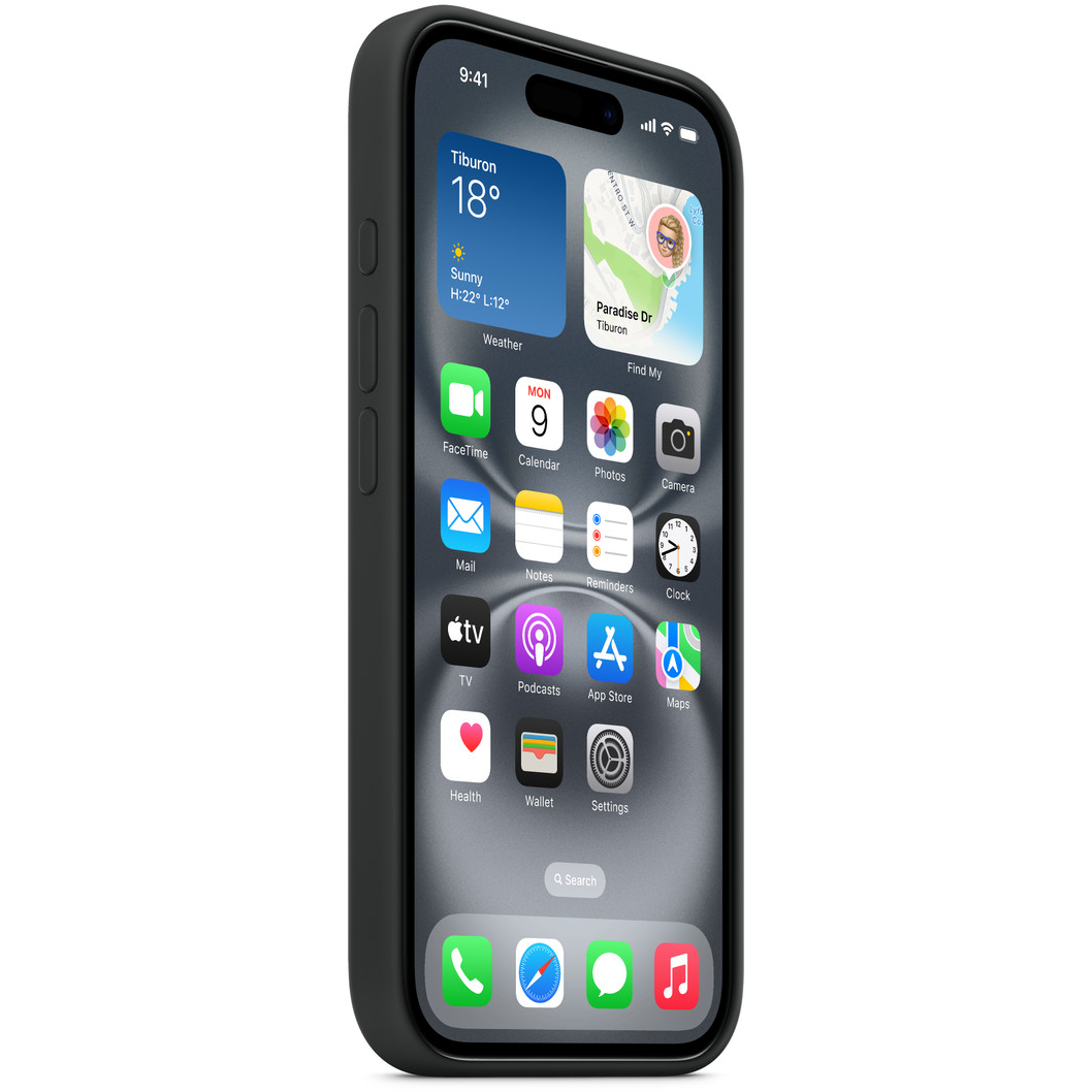 5712764047249 iPhone 16 Silicone Case with MagSafe - Black - MYY13ZM/A Telefon & GPS,Tilbehør mobiltelefoner,Tilbehør til iPhone 16800025850 MYY13ZM/A