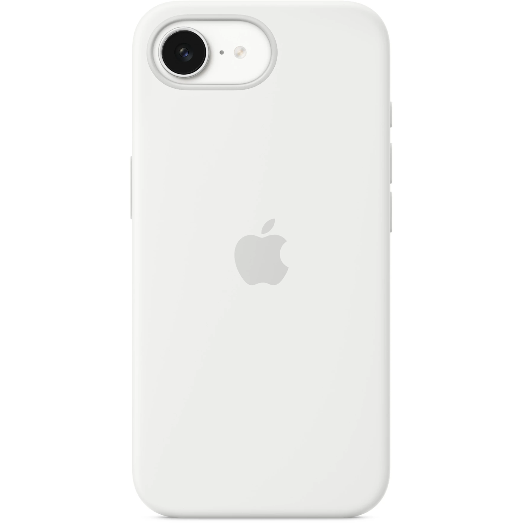 Apple iPhone 16e Silicone Case - White - Cover