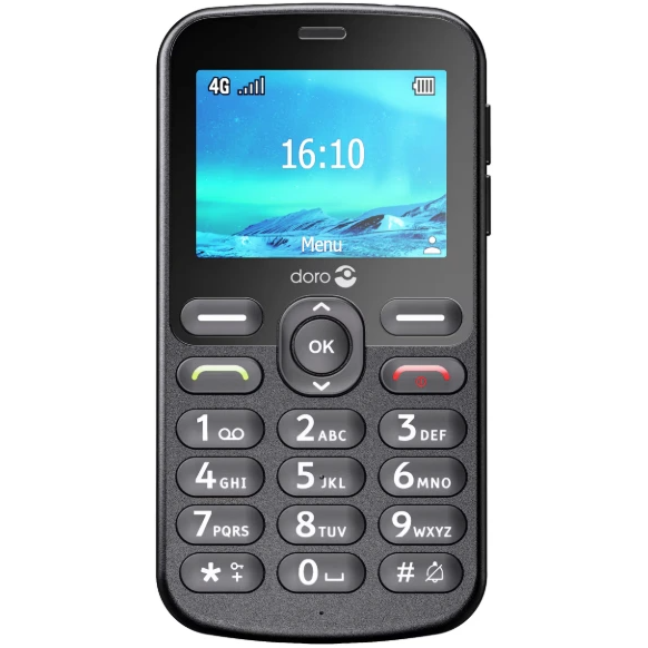 Doro 1881 Black (2024) - Mobiltelefon