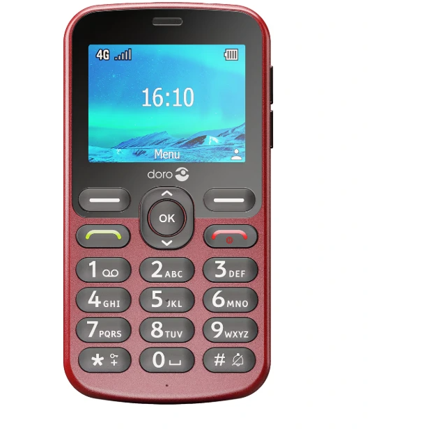 Doro 1881 Red (2024) - Mobiltelefon
