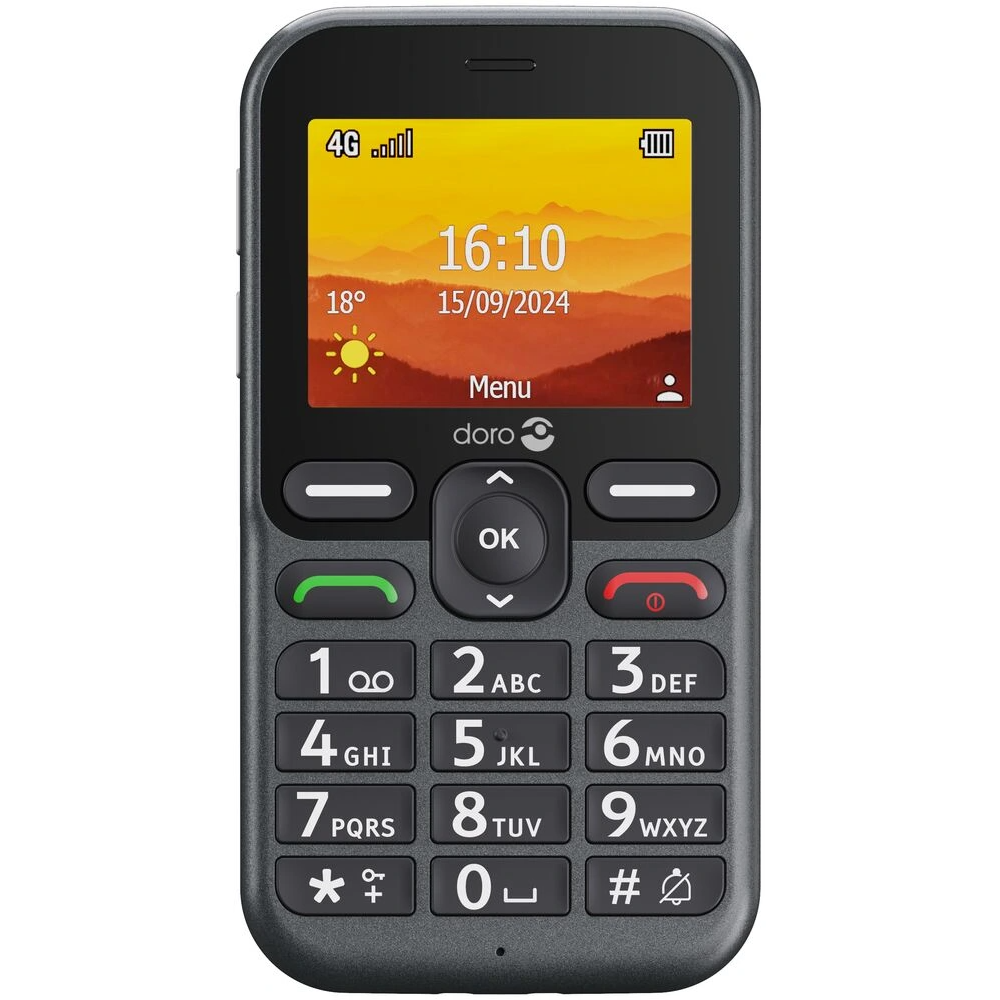 5712764049113 Doro Leva L11, grå - Mobiltelefon Telefon & GPS,Mobiltelefoner,Mobiltelefoner 16800028340 8742