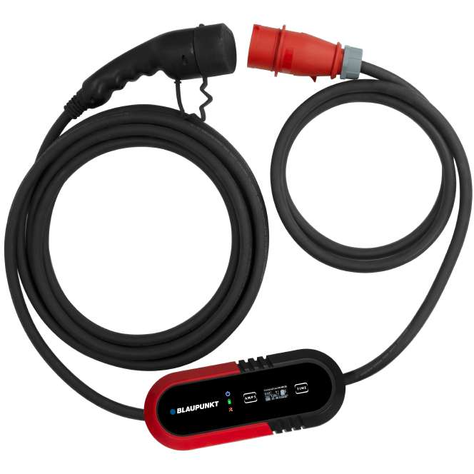 Blaupunkt P3P6MT2, 6m kabel, Type 2 - Transportabel ladekabe