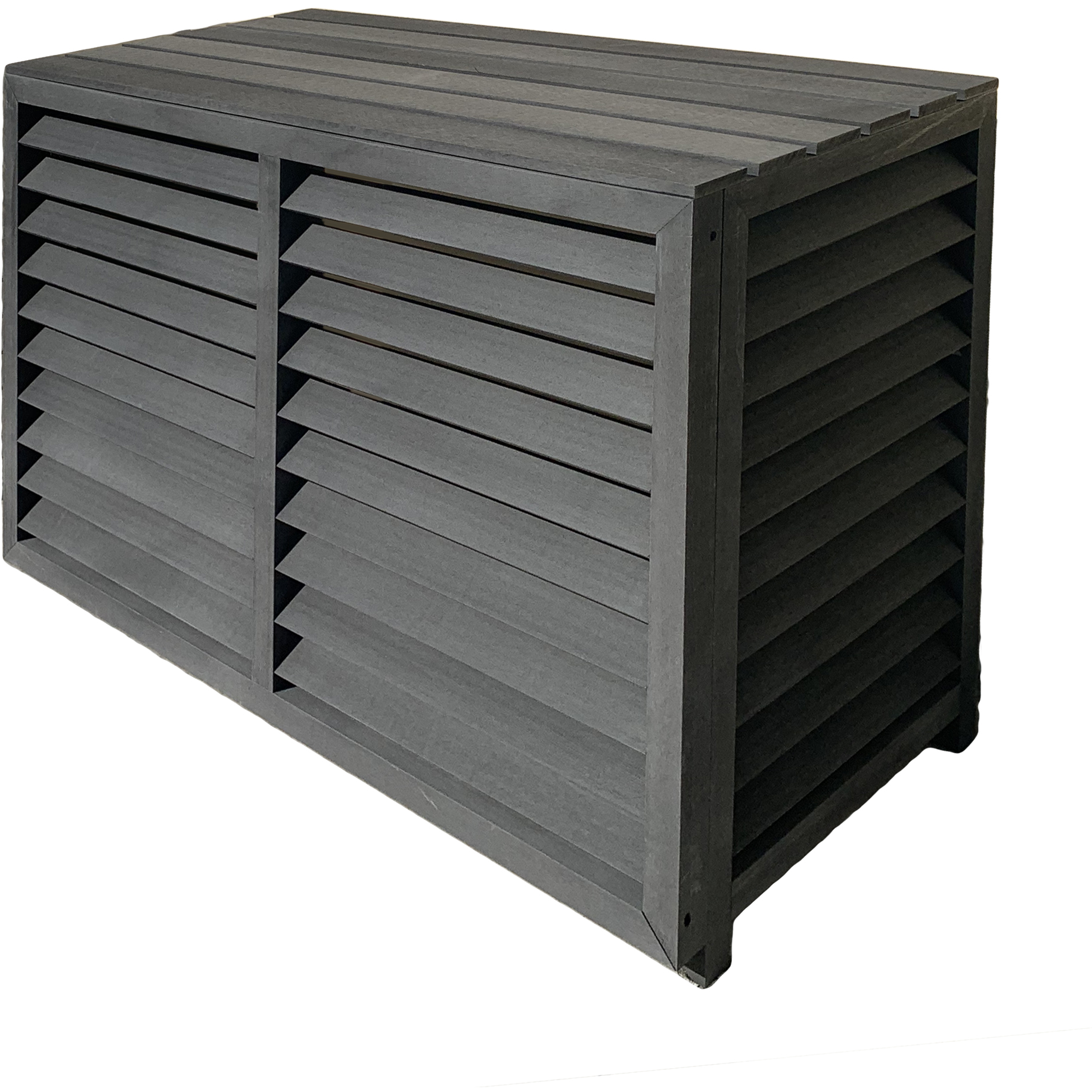 Klimabrands Outdoor cover Composite Antracit - Varmepumpeskj