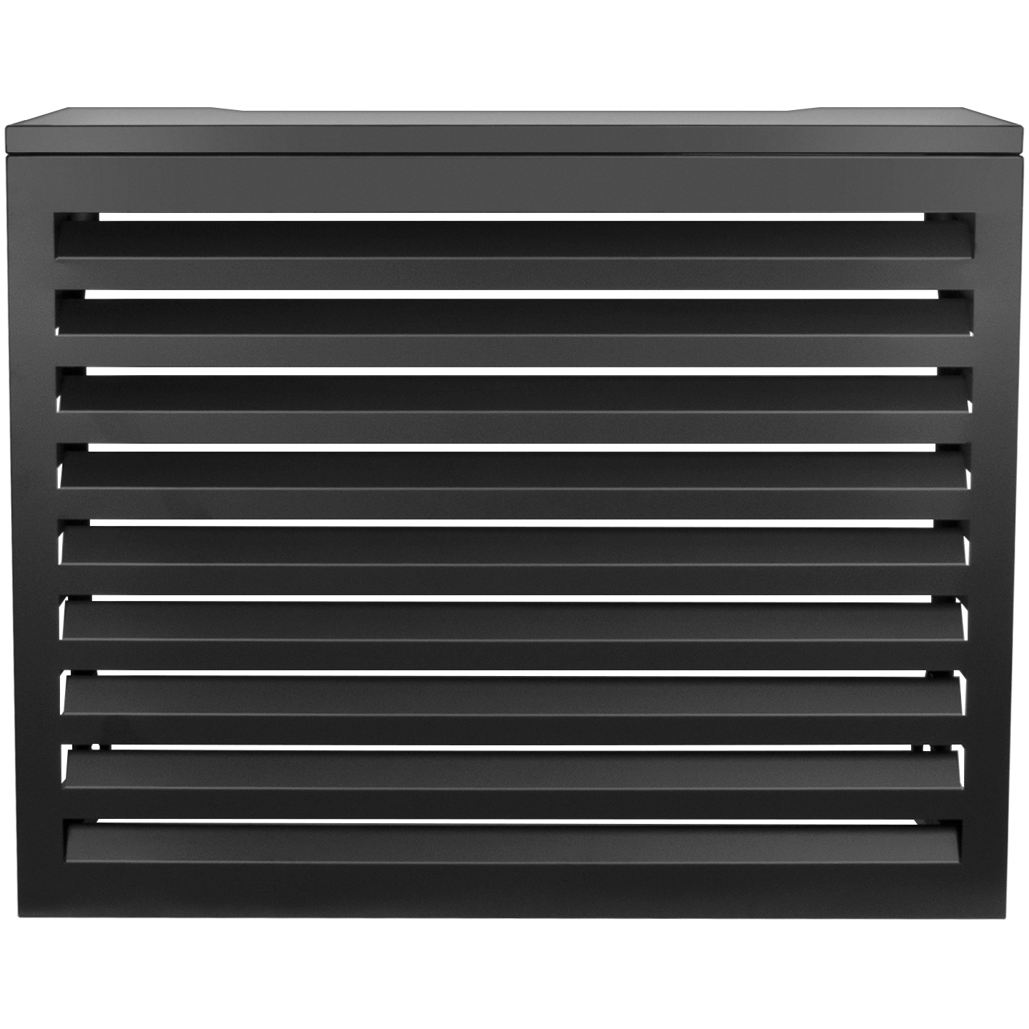 KlimabrandsOutdoor cover Aluminium Black - Varmepumpeskjuler