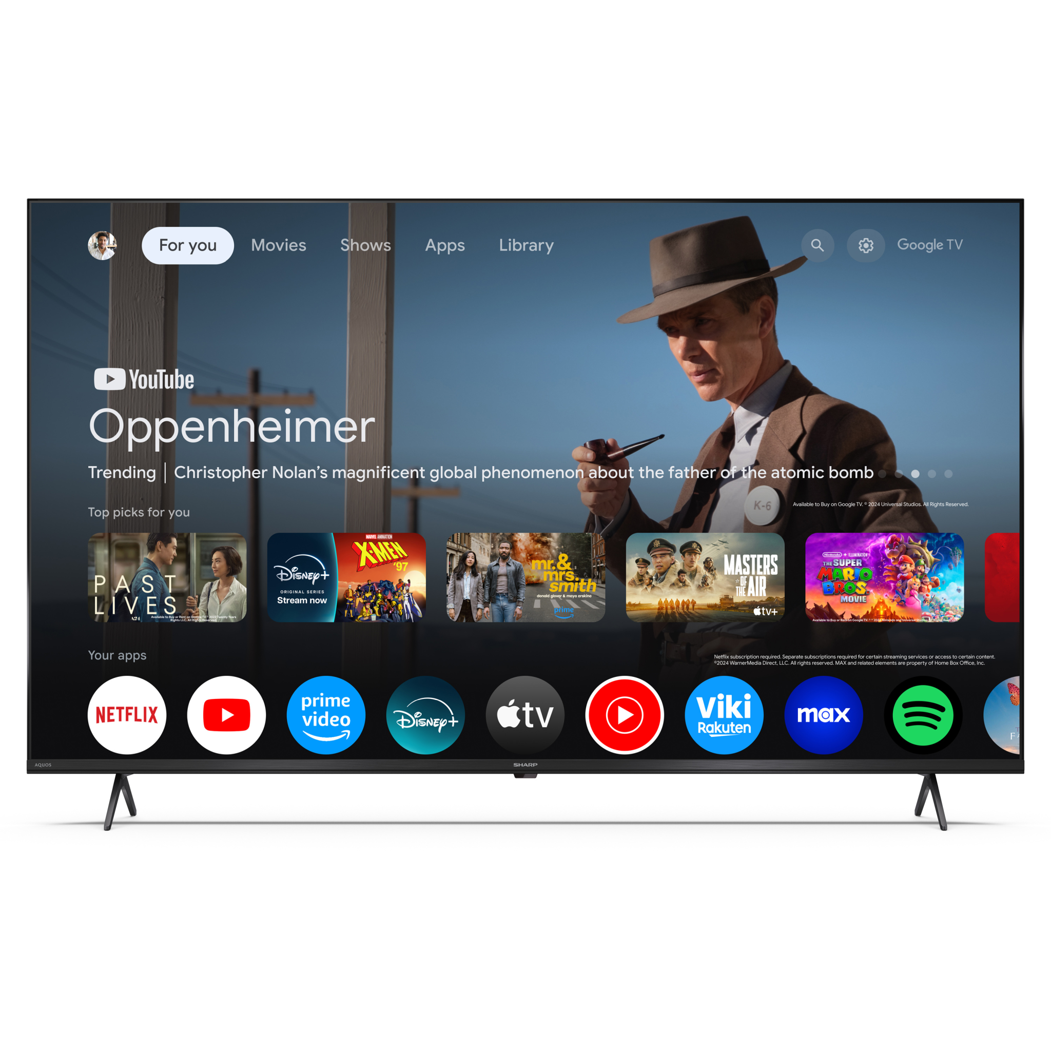 5905683272865 SHARP 50HP5265E - QLED Google TV TV & HIFI,TV,TV 2190013595 50HP5265E