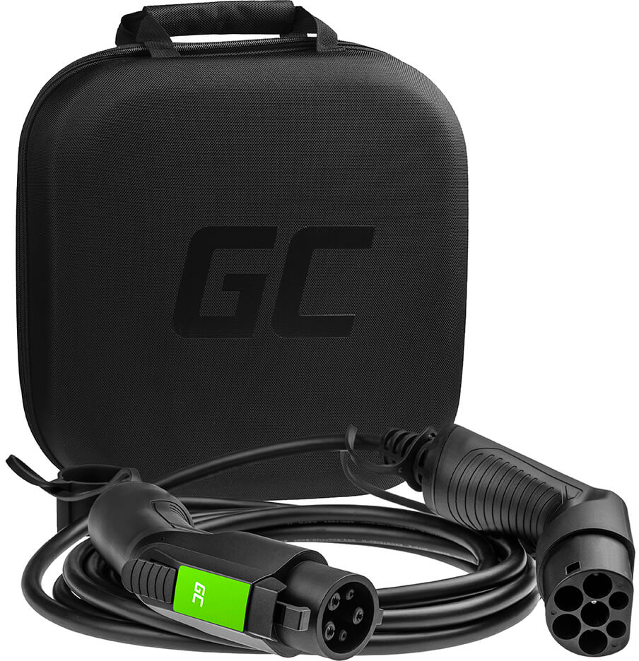 5907813966705 GREENCELL Ladekabel Elbil EV18 Typ1 5m - Ladekabel Hus & Have,Elektriske køretøjer,Tilbehør til ladestander 15000001520 EV18