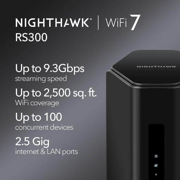 606449169607 Netgear Nighthawk WiFi 7 Tri-band - Router Computer & IT,Netværk,Routere 2190010898 RS300-100EUS