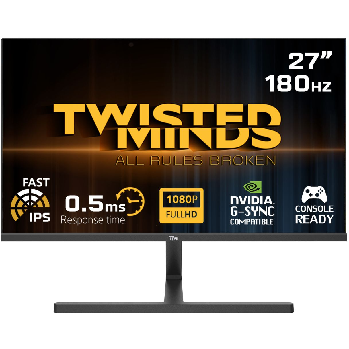 6275000580058 Twisted Minds Blaze Series Flat 27’’ FHD – 180Hz - Gaming sk Computer & IT,Gaming,Gaming skærme 28900000050 TM27FHD180IPS