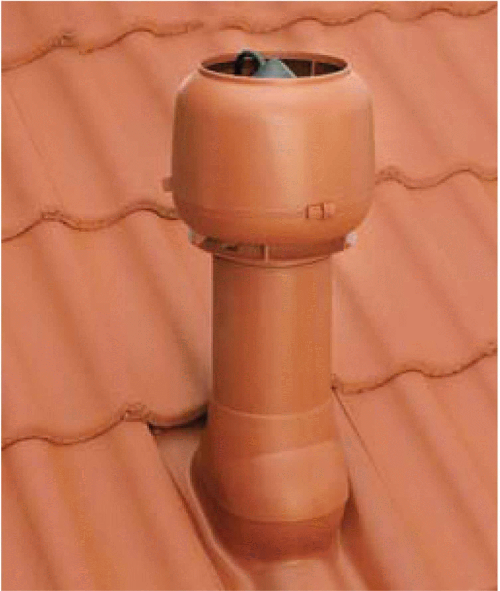 6410457325627 Eico 4171 - Klassisk taggennemføring Sort Hvidevarer,Tilbehør,Tilbehør emhætter 6800001470 0