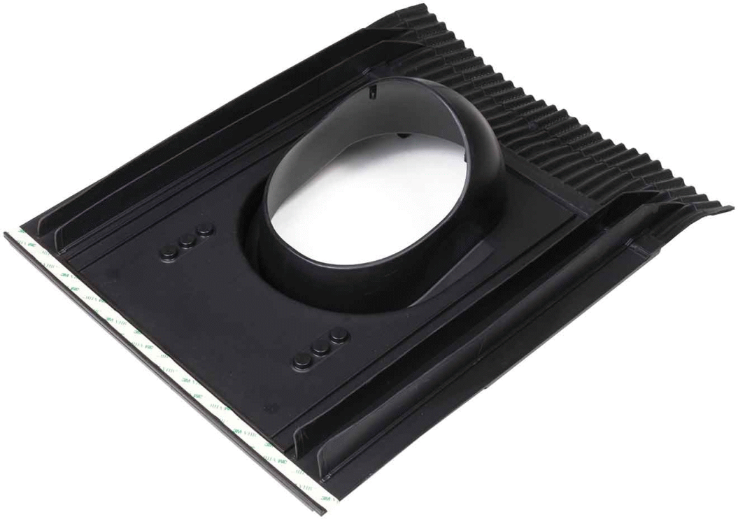 6410457921027 Eico 4154 - Universal taggennemføring Sort Hvidevarer,Tilbehør,Tilbehør emhætter 6800001530 0