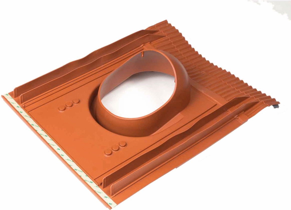 6410457921096 Eico 4155 - Universal taggennemføring Rød Hvidevarer,Tilbehør,Tilbehør emhætter 6800001520 0