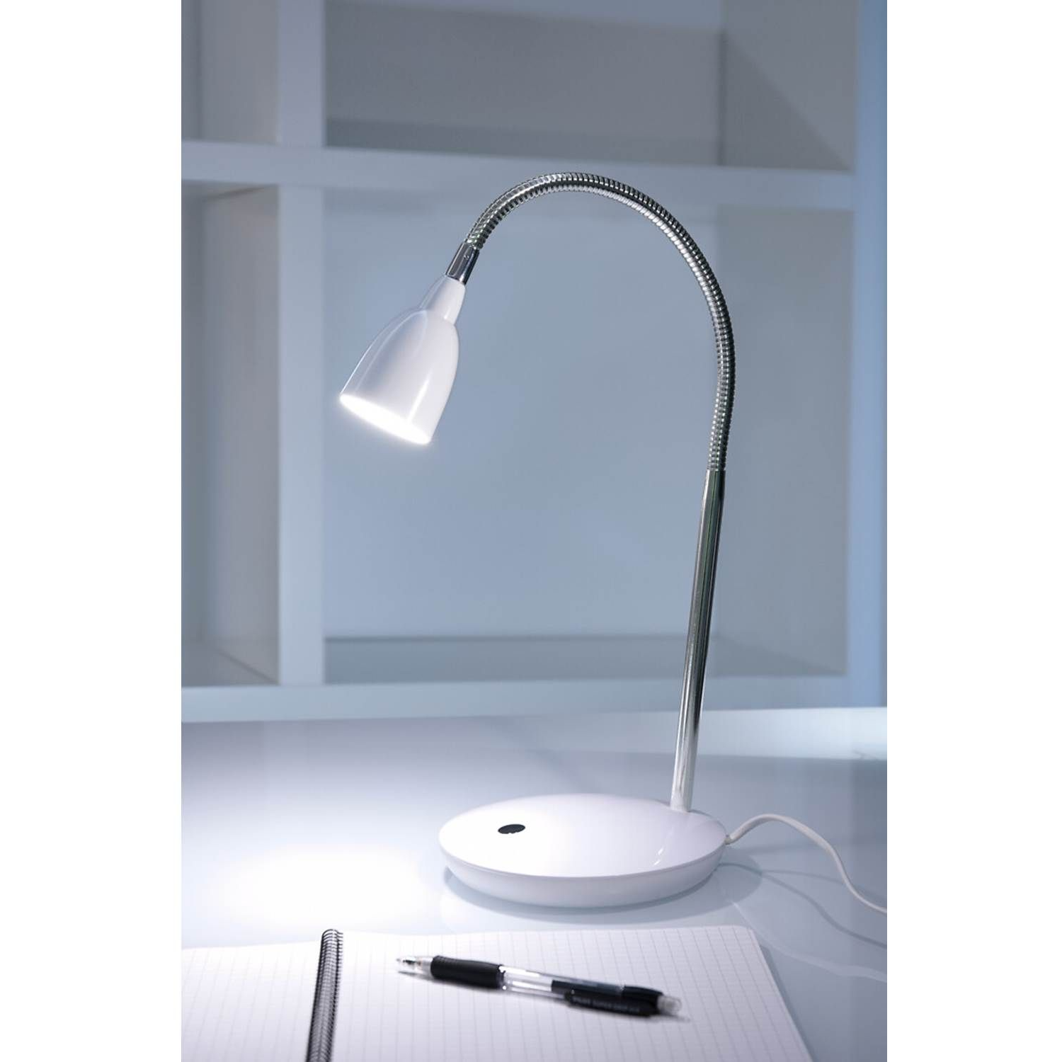 6435200285188 Airam Stella hvid - Bordlampe Lamper,Bordlamper,Bordlamper 2190001880 117516