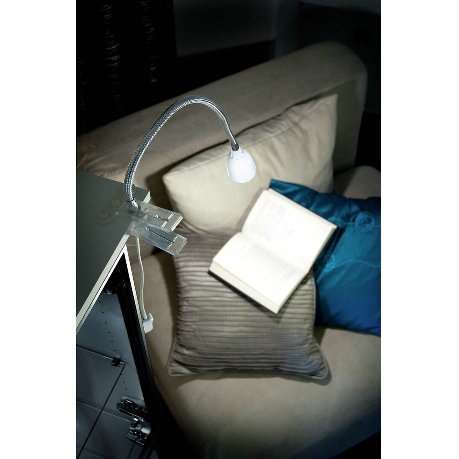 6435200285195 Airam Stella hvid - Klembordlampe Lamper,Bordlamper,Bordlamper 2190001881 117517