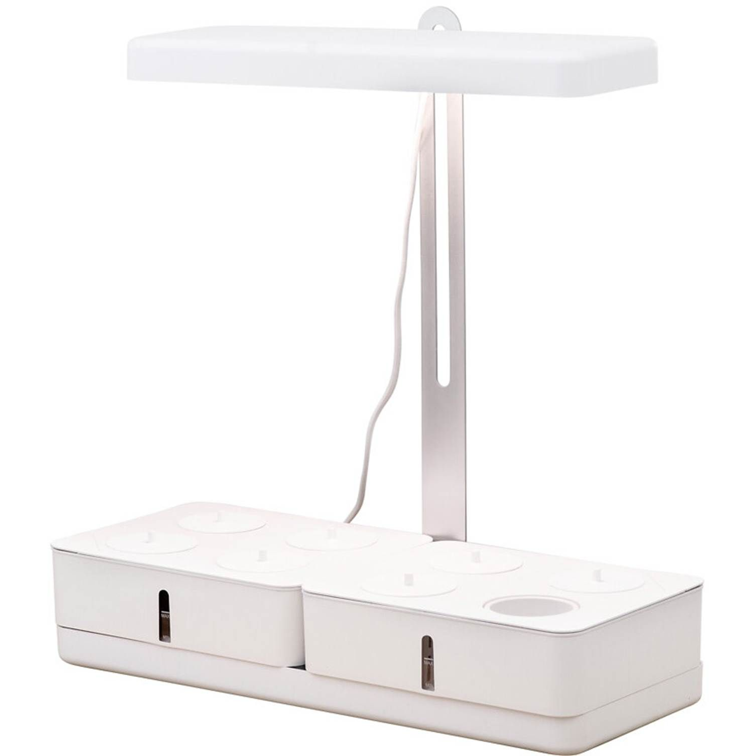 6435200292780 Airam Daisy hvid - Vækstlampe m/timer Lamper,Bordlamper,Bordlamper 2190003676 121552