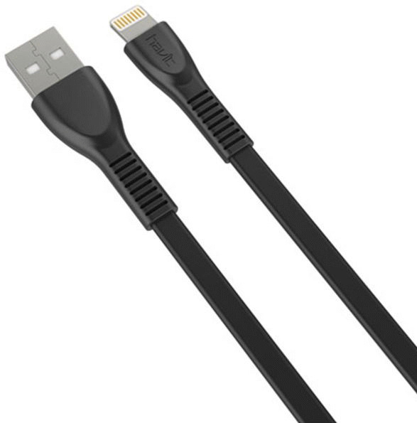 6939119000837 Havit kabel USB Lightning 1.8m Black - Lightning kabel Telefon & GPS,Tilbehør mobiltelefoner,Tilbehør til iPhone 14600010800 HV-H610-BK-1.8