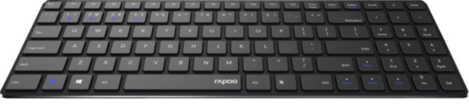 6940056188748 RAPOO E9100M Multi-Mode Trådløs Keyboard Nordisk Layout, sor Computer & IT,Mus & tastaturer,Tastaturer 15000000960 922501