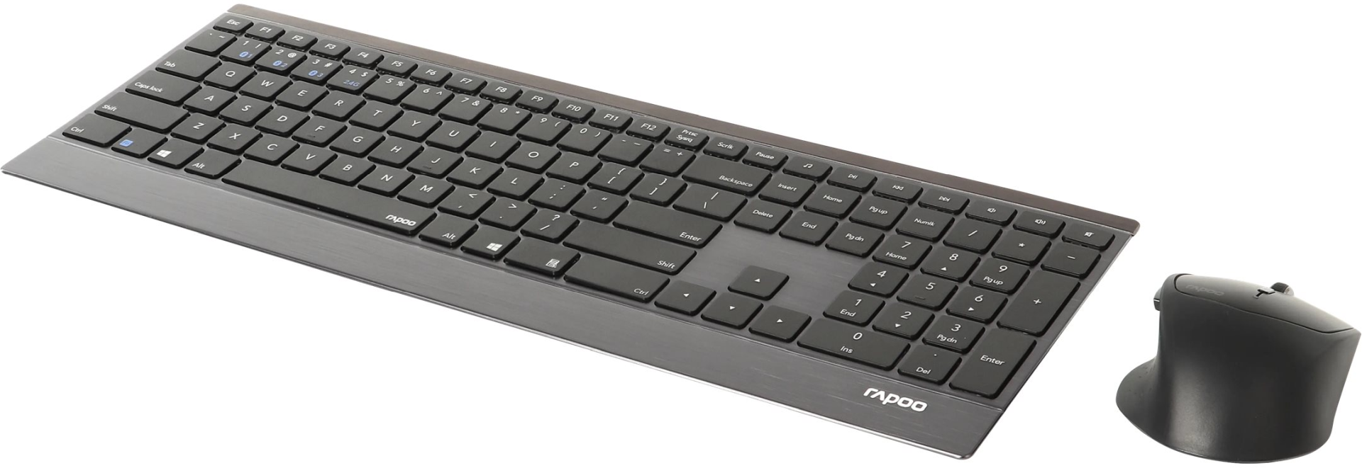 6940056188885 RAPOO 9500M Multi-Mode Trådløs Keyboard/Mus Nordisk Layout,  Computer & IT,Mus & tastaturer,Tastaturer 15000001020 922575
