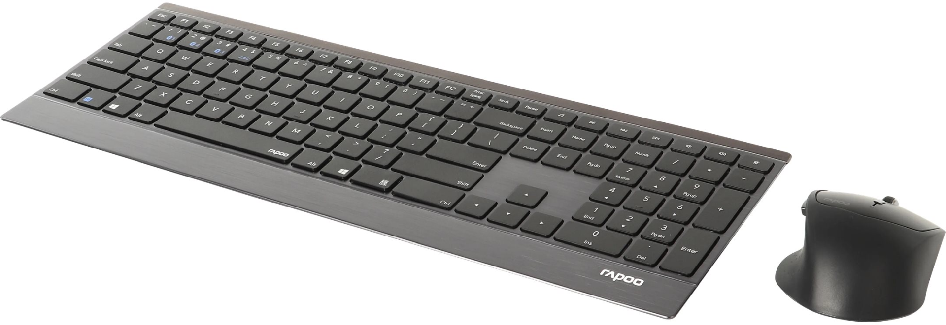 6940056188885 RAPOO 9500M Multi-Mode Trådløs Keyboard/Mus Nordisk Layout, Computer & IT,Mus & tastaturer,Tastaturer 15000001020 922575