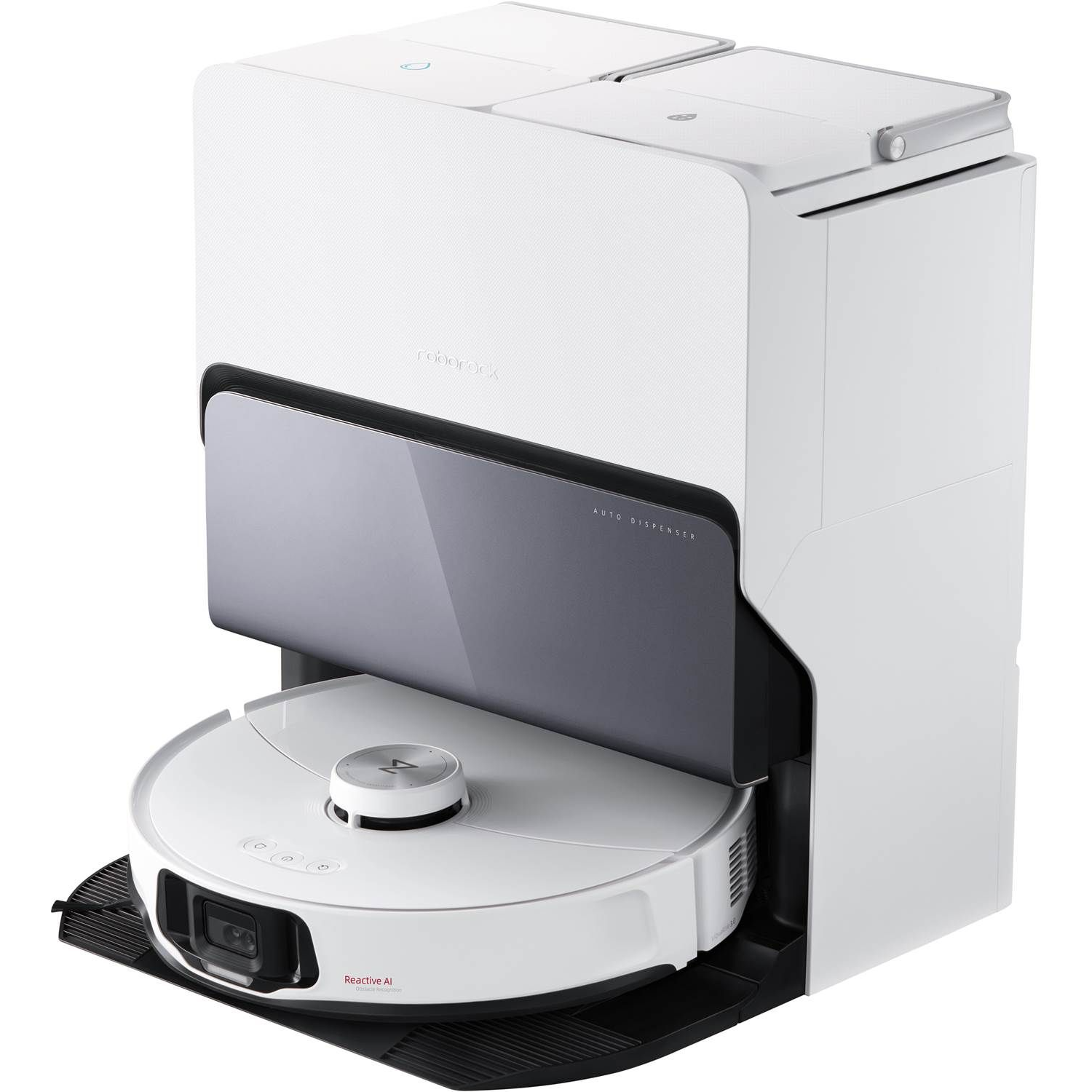 6970995788440 Roborock S8 MaxV Ultra White - Robotstøvsuger Hus & Have,Støvsugere,Robotstøvsugere 2190010337 S8 MaxV White