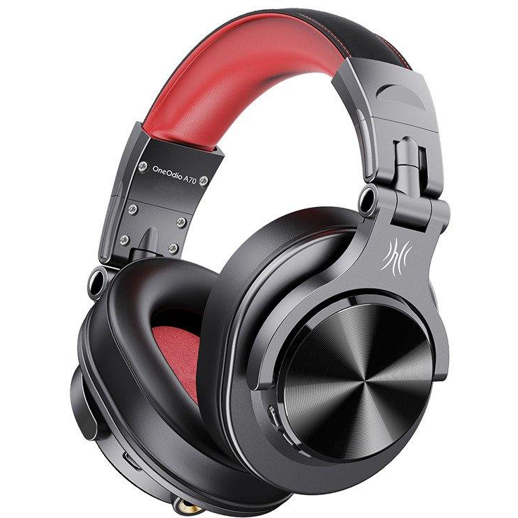 6974028140175 OneOdio A70BR, Fusion-A70-Series bluetooth, black-Red - Tråd TV & HIFI,Hovedtelefoner,On-ear / over-ear hovedtelefoner 21100001600 A70BR