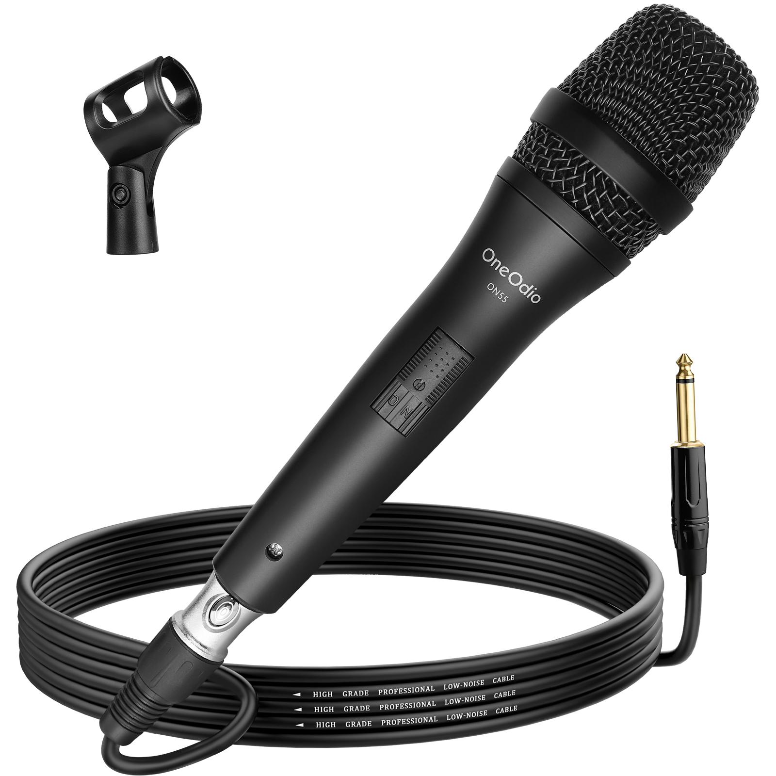 6974028140793 OneOdio ON55, Microphone, black - Mikrofon TV & HIFI,Lyd,Diverse lyd 21100001630 ON55