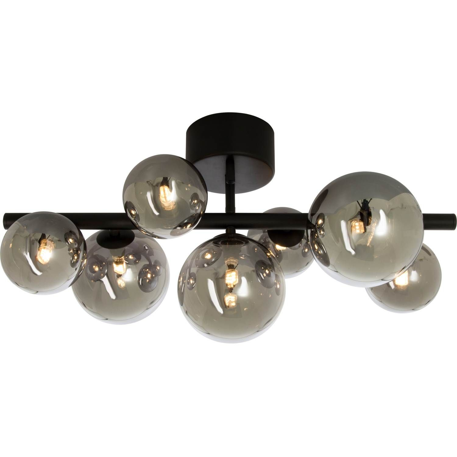 7041661265608 Aneta Molekyl sort/røggrå - Plafond Lamper,Loftslamper,Loftslamper 2190001164 114518