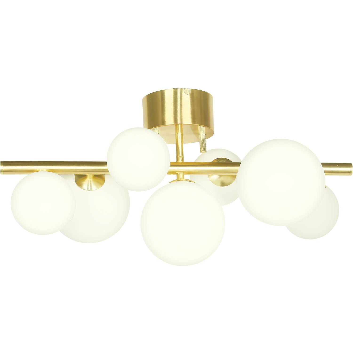 7041661265820 Aneta Molekyl matmessing/opal - Plafond Lamper,Loftslamper,Loftslamper 2190001165 114519