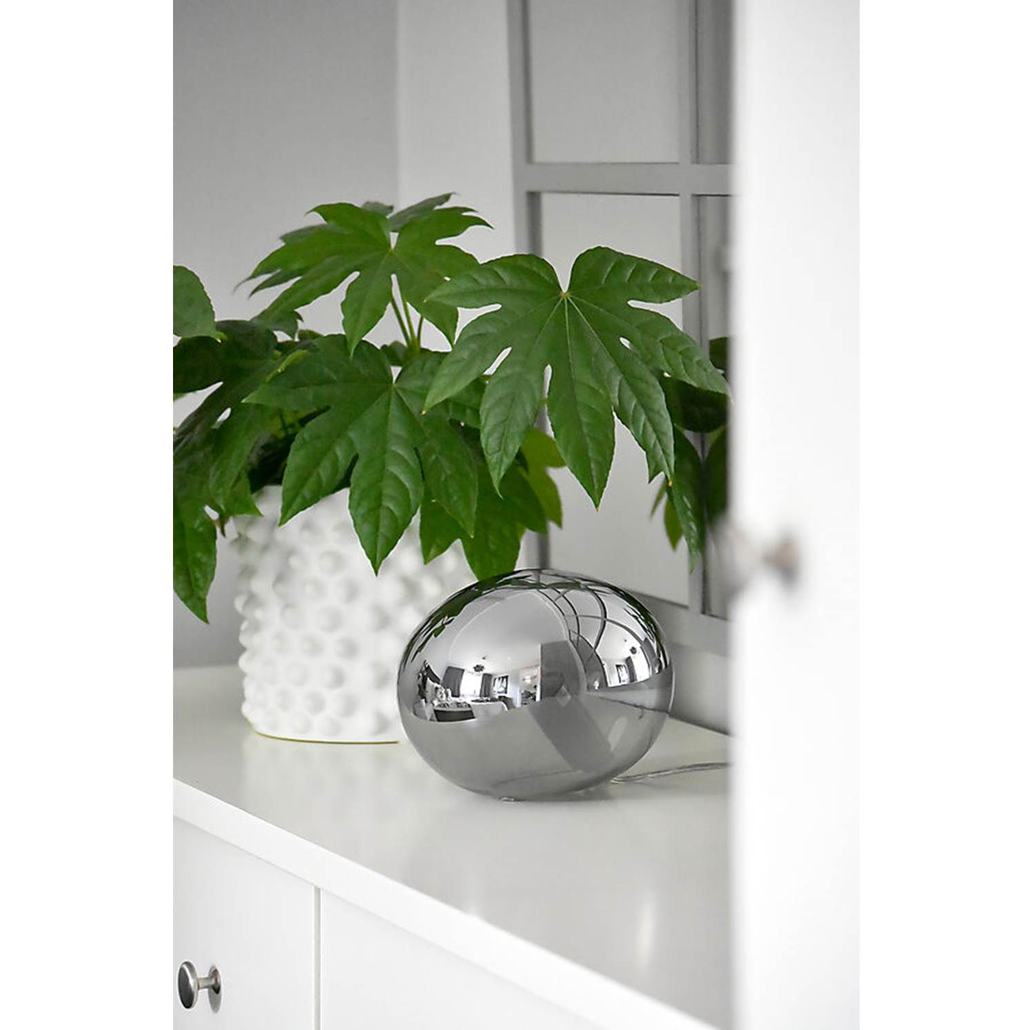 7041661267503 Aneta Globus Ø24 røggrå - Bordlampe Lamper,Bordlamper,Bordlamper 2190001162 114516