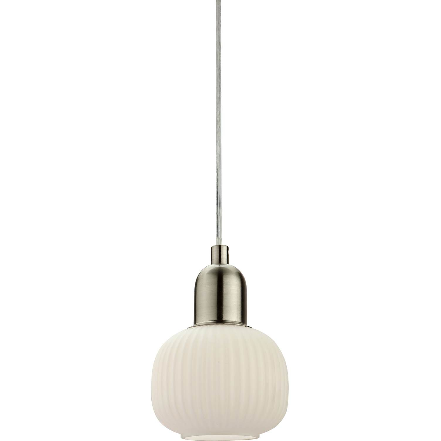 7041661267602 Aneta Elin stål/opalglas - Pendel Lamper,Pendler-/ Hængelamper,Pendler/Hængelamper 2190001167 114521